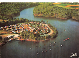 Delcampe - 22 CAUREL BEAU RIVAGE LE CAMPING ET LE LAC DE GUERLEDAN - Caurel