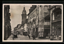 Delcampe - AK Landau /Pfalz., Blick In Die Marktstrasse - Landau