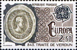 Delcampe - France Poste N** Yv:2208 Mi:2330 Europa Cept Traité De Verdun - 1982