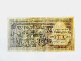 Delcampe - Rare! Yugoslavia 100 Dinara 1953 Banknote See Pictures - Yougoslavie