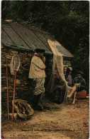 Delcampe - CPA   Carte Postale France  	La Vie à La Mer Une Cabane De Pêcheurs 1908 VM107358ok - Fischerei