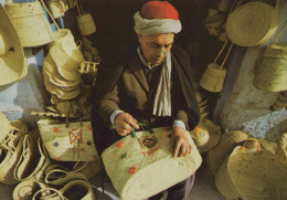 Delcampe - Tunisia Tozeur Tunisie Artisanat Le Vannier Fabriquant Paniers Unposted #PBI346 - Tunisia