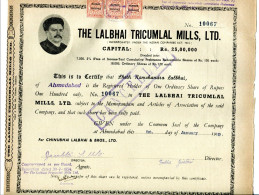 Delcampe - India: The LALBHAI TRICUMLAL MILLS, Ltd - Industrie