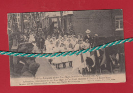 Delcampe - Lier, Plechtige Inhaling Em. Mgr. Mercier, 1907, De Stoet Naar St. Gummaruskerk - Lier