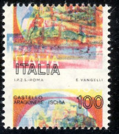 Delcampe - Varietà Castelli L.100 Nuovo MNH - Leggere Dettagliata Descrizione Del Certificato Raybaudi (3 Immagini) - Errors And Curiosities