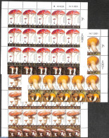 Delcampe - Israel 2002 Mushrooms 3 M/s, Mint NH, Nature - Mushrooms - Ungebraucht (mit Tabs)
