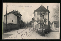 Delcampe - CPA Pont-de-Chéruy, Grande Rue - Pont-de-Chéruy