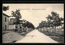 Delcampe - CPA Pont-de-Chéruy, Boulevard De Vernes - Pont-de-Chéruy