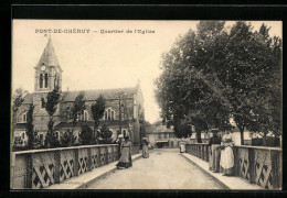 Delcampe - CPA Pont-de-Chéruy, Quartier De L`Eglise - Pont-de-Chéruy
