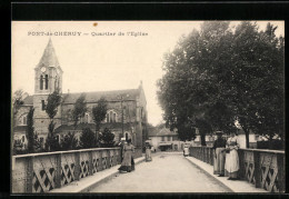 Delcampe - CPA Pont-de-Chéruy, Quartier De L`Eglise - Pont-de-Chéruy