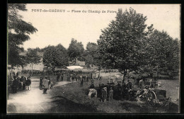 Delcampe - CPA Pont-de-Chéruy, Place Du Champ De Foire - Pont-de-Chéruy