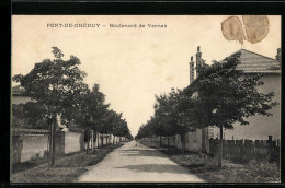 Delcampe - CPA Pont-de-Chéruy, Boulevard De Vernes - Pont-de-Chéruy