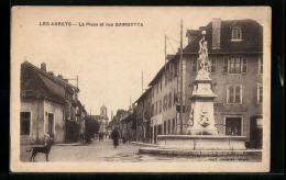 Delcampe - CPA Les Abrets, La Place Et Rue Gambetta - Les Abrets