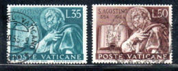 Delcampe - CITTÀ DEL VATICANO VATICAN VATIKAN CITY 1954 S. ST.  SANT' AGOSTINO SERIE COMPLETA COMPLETE SET USATA USED OBLITERE' - Oblitérés