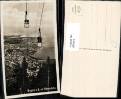 Delcampe - 665431,Foto Ak Bregenz A. Bodensee Mit Pfänderbahn Seilbahn Gondel - Bregenz