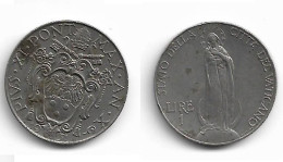 Delcampe - Vaticano 1 Lira 1931 Rara - Vaticano (Ciudad Del)