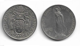 Delcampe - Vaticano 1 Lira 1937 Rara - Vaticano (Ciudad Del)
