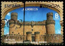 Delcampe - Espagne Poste Obl Yv:4859 Mi:5154 Castello De Manzanares Ed:5141 (Belle Obl.mécanique) - 2017
