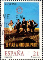 Delcampe - Espagne Poste Obl Yv:3049 Mi:3315 Ed:3472 Ciné Español El Viaje A Ninguna Parte (Belle Obl.mécanique) - Cinema