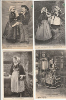 Delcampe - Costumes De GUEMENE - Lot De 4 CPA - Guemene Sur Scorff