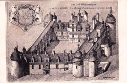 Delcampe - 46 - Lot -  ASSIER - Le Chateau D Apres Une Gravure D époque - Assier