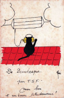 Delcampe - 59* DUNKERQUE « mon Bon Souvenir Et  Bonne Fete » Par T.S.F (illustree)        RL48,1491 - Dunkerque
