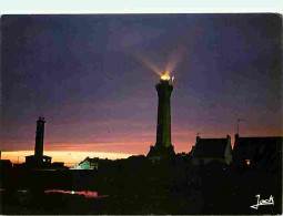 Delcampe - Carte Postale - 29 - Penmarc'h - Le Phare D'Eckmuhl - Vue De Nuit - Flamme Postale - Voir Scans Recto Verso - Penmarch