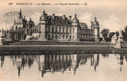 Delcampe - CPA 60 - CHANTILLY (Oise) - 132. Le Château - La Façade Nord-Est - LL - Chantilly