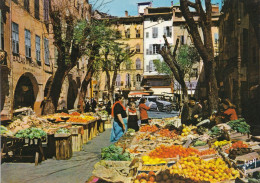 Delcampe - Carte Moderne - GRASSE - Le Marché - Voyagé 1986 - Grasse