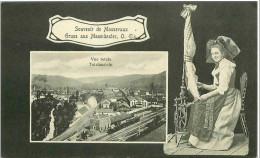 Delcampe - 68.MASSEVAUX.SOUVENIR DE MASSEVAUX.GRUSS AUS MASMUNSTER.O.ELS.VUE TOTALE - Masevaux