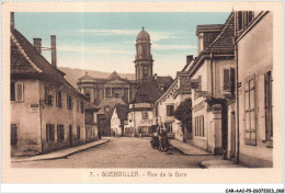 Delcampe - CAR-AACP9-68-0760 - GUEBWILLER - Rue De La Gare - Guebwiller