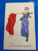 Delcampe - Xavier SAGER  éditeur Noyer Série N°72 EN ALSACE LE MANTEAU DE GLOIRE - Moda