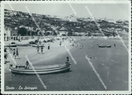 Delcampe - Ci508 Cartolina Vasto La Spiaggia Provincia Di Chieti Abruzzo - Chieti