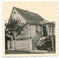 Delcampe - Langenbach Bei Kirburg  VW Käfer Vor Villa KRAUSHAAR Nummernschild (44?) - 8768 - Bad Marienberg Westerwaldkreis - Bad Marienberg