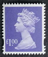 Delcampe - Groot Brittannie 2000 Machin Defenitive(1995) £1 Bluish Violet.MNH - Machins