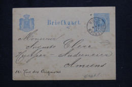 Delcampe - PAYS BAS - Entier Postal De Rotterdam Pour La France En 1881 - L 183577 - Entiers Postaux