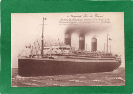 Delcampe - PAQUEBOT - LE HAVRE Année 1930 - Compagnie Générale Transatlantique - L'ILE De FRANCE N°611 - Steamers