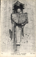 Delcampe - CPA Cathedrale De Chartres L'Ange Du Meridien Detail - Chartres