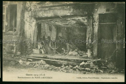 Delcampe - Pont A Mousson Rue Fabvier Maison Bourgoise Bombardement De Guerre 54 Meurthe-et-Moselle France - Pont A Mousson