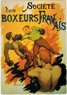 Delcampe - REPRODUCTION ! / Société Des Boxeurs Français / Reproduction Affiche / Ed. Nugeron - Boxe