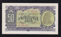 Delcampe - ALBANIA --- 50 LEKE 1957 --- A-UNC ------- - Albanie