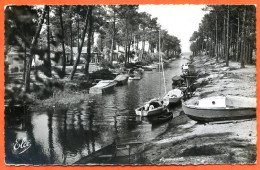 Delcampe - 40 BISCAROSSE Le Canal De Navarosse - Biscarrosse