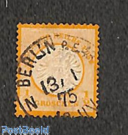 Delcampe - Germany, Empire 1872 1/2gr, Large Shield, Used, Used Or CTO - Usati