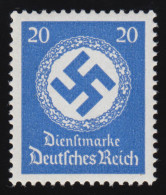 Delcampe - 174 Behördendienstmarke 20 Pf., Ohne Wz., ** - Officials