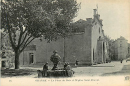 Delcampe - 84* ORANGE Place Du Bois  Eglise     MA107,0582 - Orange