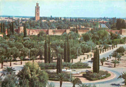 Delcampe - Carte Postale - Maroc - Marrakech - Le Rond-point Du Casino Et La Koutoubia - CPM - Carte Neuve - Voir Scans Recto-Verso - Marrakech