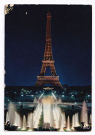 Delcampe - Paris 493-La Tour Eiffel Illuminée IRIS Oblitération PARIS01RUE DU LOUVRE (1er)  1970 FOIRE DE PARIS PORTE DE VERSAILLES - Eiffelturm