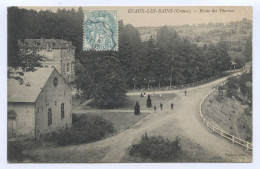 Delcampe - Evaux Les Bains, Route Des Thermes (lt12) - Evaux Les Bains