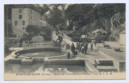 Delcampe - Evaux Les Bains, Source De L'établissement Thermal, Visite Du V.E.M (lt12) - Evaux Les Bains