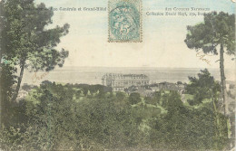 Delcampe - CPA Vue Generale Et Grand Hotel Aux Couleurs Nationales Collection Ewald Heyl Arcachon - Arcachon